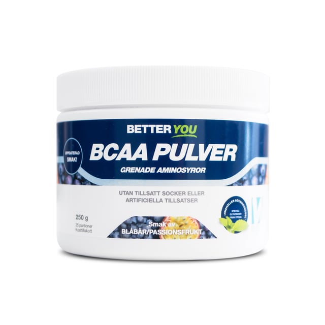 Better You BCAA Pulver Passion & Blåbär 250 g | Träning - Aminosyror - BCAA,Vitaminer & kosttillskott - Aminosyror,Vitaminer & kosttillskott - Leder & muskler | Apoteka