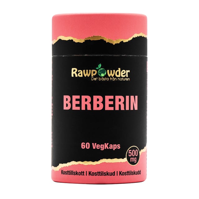 Rawpowder Berberin 500 mg 60 VegKaps | Vitaminer & kosttillskott - Kosttillskott för veganer & vegetarianer | Apoteka