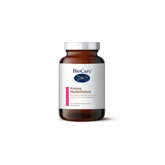 BioCare Kvinna Multitillskott 90 kapslar | Vitaminer & kosttillskott - Vitaminer & mineraler - Multivitamin - Multivitamin för kvinnor | Apoteka
