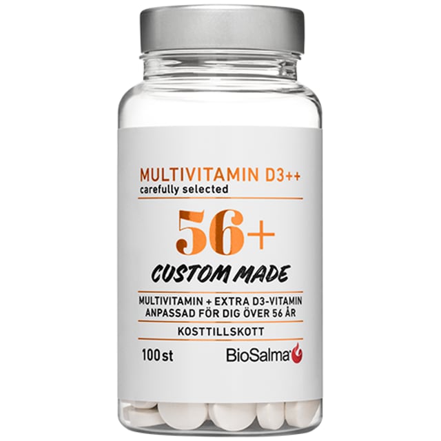BioSalma Multivitamin 56+ D3++ 100 tabletter | Vitaminer & kosttillskott - Vitaminer & mineraler - D-vitamin | Apoteka