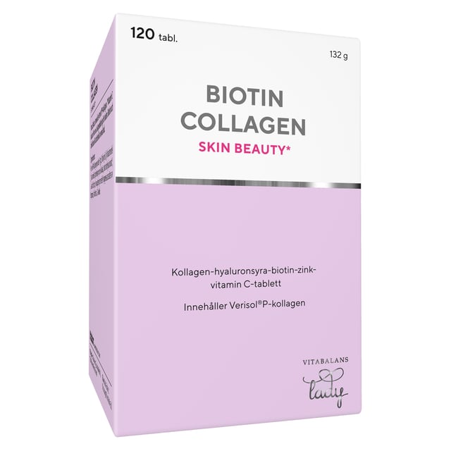 Vitabalans Biotin Collagen Skin Beauty 120 tabletter