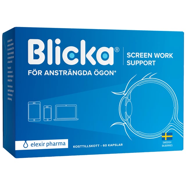 Elexir Pharma Blicka 60 kapslar | Vitaminer & kosttillskott - Ögonvitaminer | Apoteka