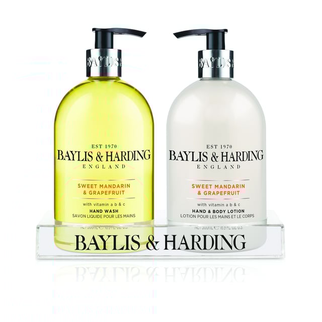 Baylis & Harding Signature Sweet Mandarin & Grapefruit Set 2 x 500 ml | Hudvård - Händer & fötter - Handvård - Handtvål | Apoteka