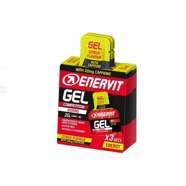 Enervit E.Sport Gel Competition Citrus 25ml 3-pack | Träning - Energigivande - Kolhydrater | Apoteka