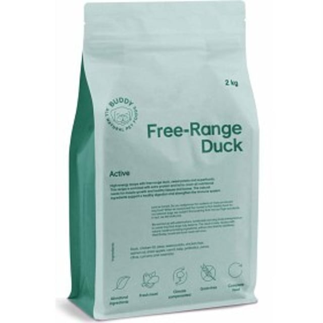 Buddy Pet Foods Free-Range Duck 2 kg | Djur - Djurfoder & tillskott - Foder & fodertillskott | Apoteka