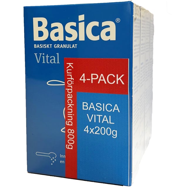 Biosan Basica Vital 4x200 g | Vitaminer & kosttillskott - Vitaminer & mineraler - Zink | Apoteka
