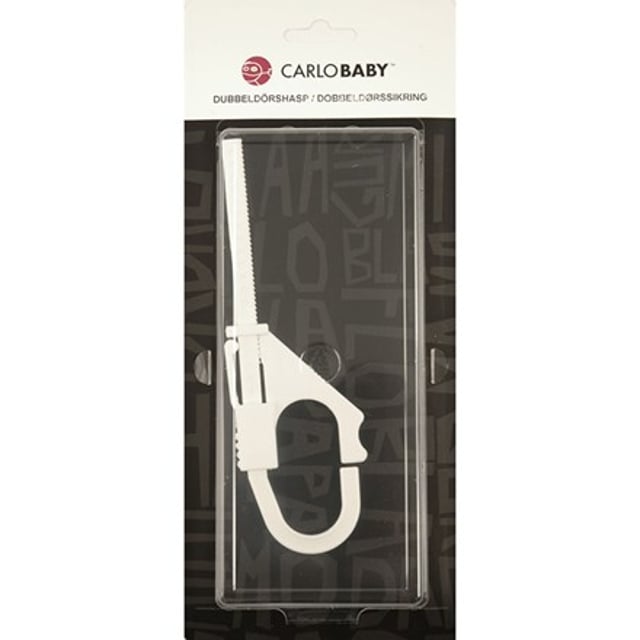 Carlo Baby Dubbeldörrhasp 1 st | Baby, barn & förälder - Praktiska tillbehör för barn - Barnsäkra hemmet | Apoteka