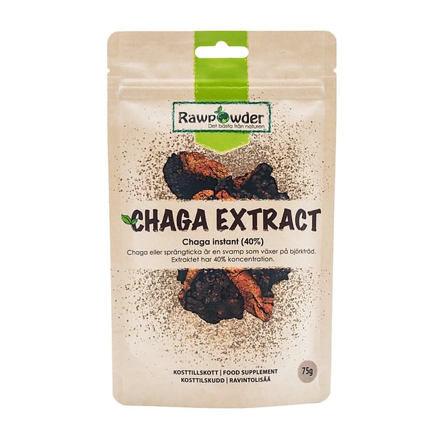 Rawpowder Chagapulver Instant 75 g | Mat & dryck - Superfood - Chaga | Apoteka