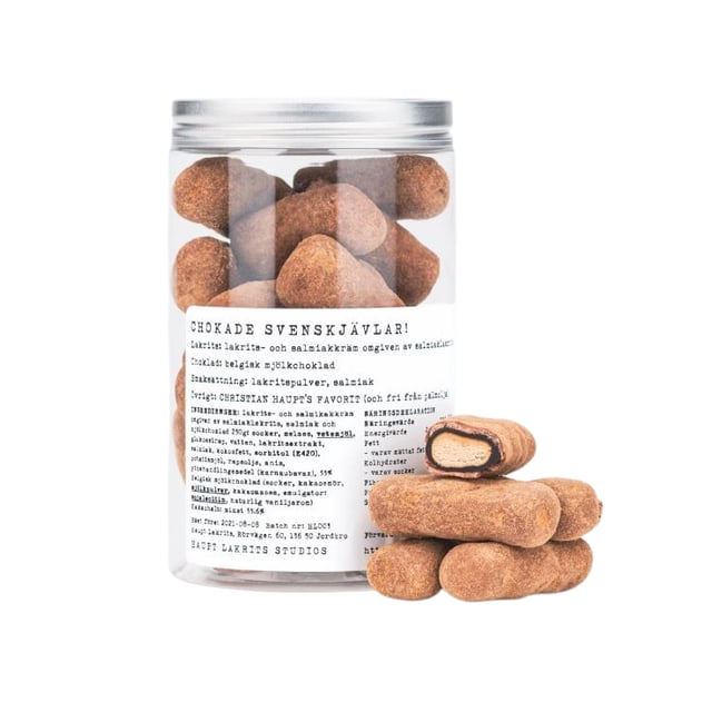 HAUPT LAKRITS Chokade Svenskjävlar 250 g | Mat & dryck - Snacks & godis - Lakrits | Apoteka