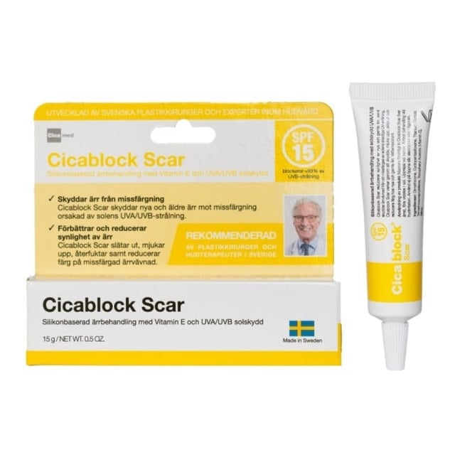 Cicamed Cicablock Scar 15 g | Sår, bett & stick - Sår - Ärr,Hudvård - Hudbesvär - Ärr | Apoteka