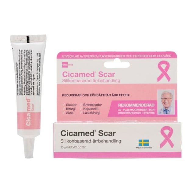 Cicamed Scar Ärrbehandling Rosa Bandet Edt 15 g | Sår, bett & stick - Sår - Ärr,Hudvård - Hudbesvär - Ärr | Apoteka