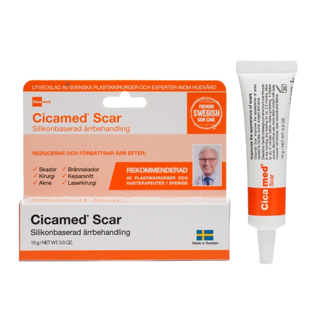 Cicamed Scar Silikonbaserad Ärrbehandling 15 g | Sår, bett & stick - Sår - Ärr,Hudvård - Hudbesvär - Ärr,Hudvård - Hudbesvär - Akne | Apoteka