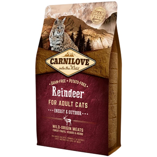 Carnilove Reindeer Adult Energy Outdoor 2 kg | Djur - Djurfoder & tillskott | Apoteka