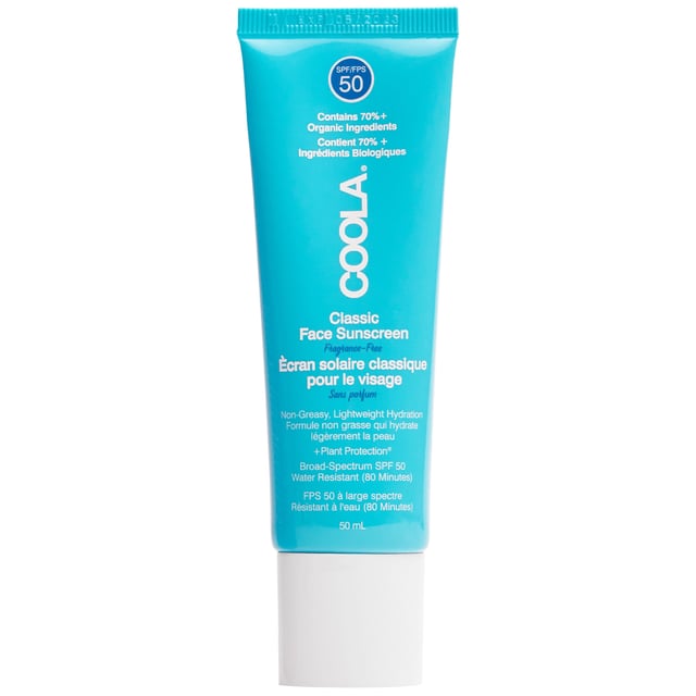 COOLA Classic Face Lotion SPF 50 Fragrance-Free 50ml | Hudvård - Ansiktsvård - Ansiktskräm - Dagkräm med SPF | Apoteka