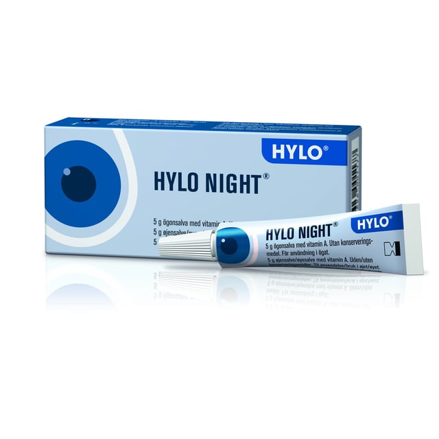HYLO NIGHT ögonsalva 5g | Ögon & öron - Ögon - Torra ögon - Ögondroppar utan konserveringsmedel | Apoteka