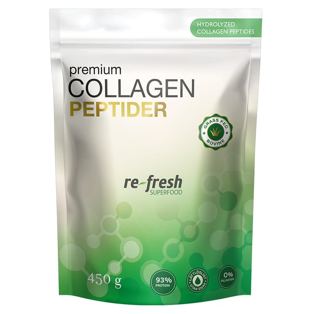 Re-fresh Superfood Collagen Petider Premium 450 g | Vitaminer & kosttillskott - Kollagen | Apoteka