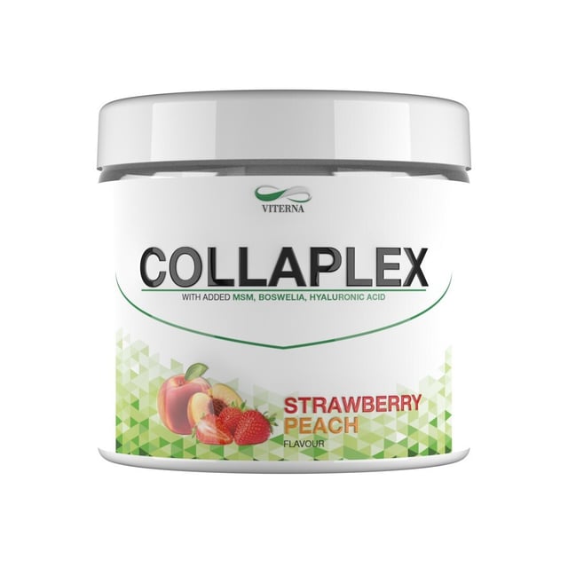 Viterna Collaplex Powder Strawberry Peach 400g | Vitaminer & kosttillskott - MSM | Apoteka