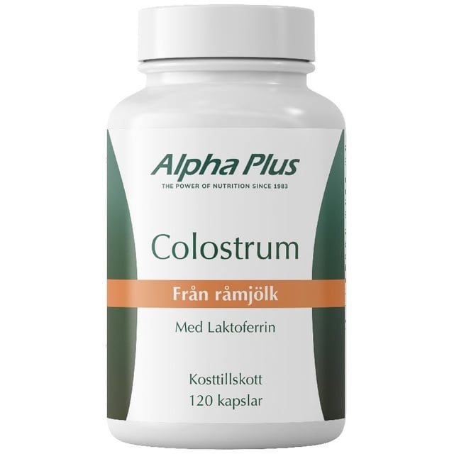 Alpha Plus Colostrum 120 st | Vitaminer & kosttillskott - Immunförsvar | Apoteka