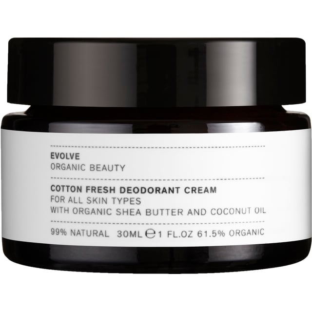 Evolve Organic Beauty Cotton Fresh Natural Deodorant Cream 30 ml