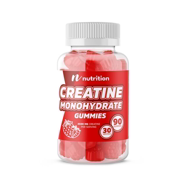 Nuts Fabriken Creatine Gummies Strawberry 90 st | Träning - Energigivande - Kreatin,Vitaminer & kosttillskott - Energi & fokus | Apoteka