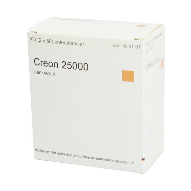 Creon 25000 Enterokapsel Burk 2 x 50 kapslar