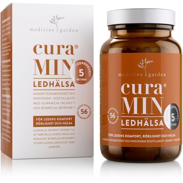 MedicineGarden CuraMIN Ledhälsa 56 kapslar | Vitaminer & kosttillskott - Leder & muskler | Apoteka