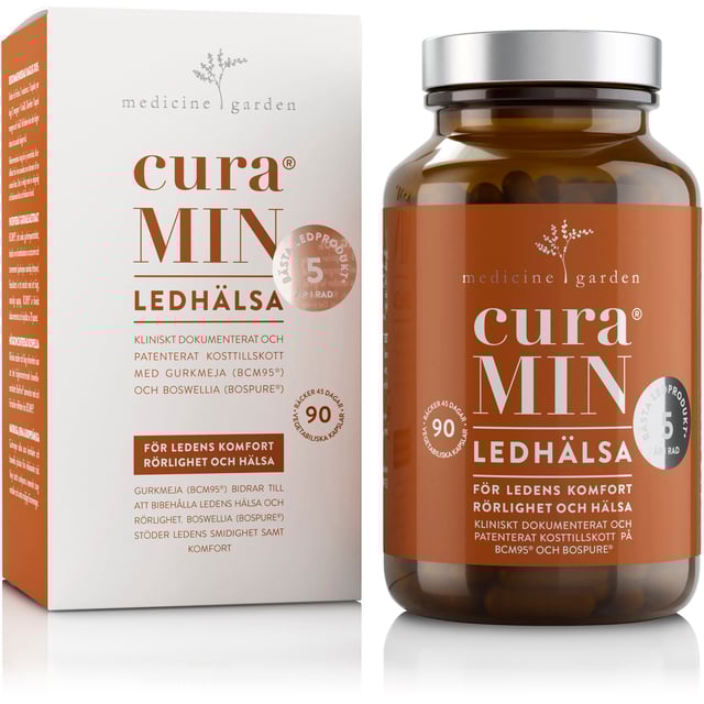 MedicineGarden CuraMIN Ledhälsa 90 kapslar | Vitaminer & kosttillskott - Gurkmeja & ingefära,Vitaminer & kosttillskott - Leder & muskler | Apoteka