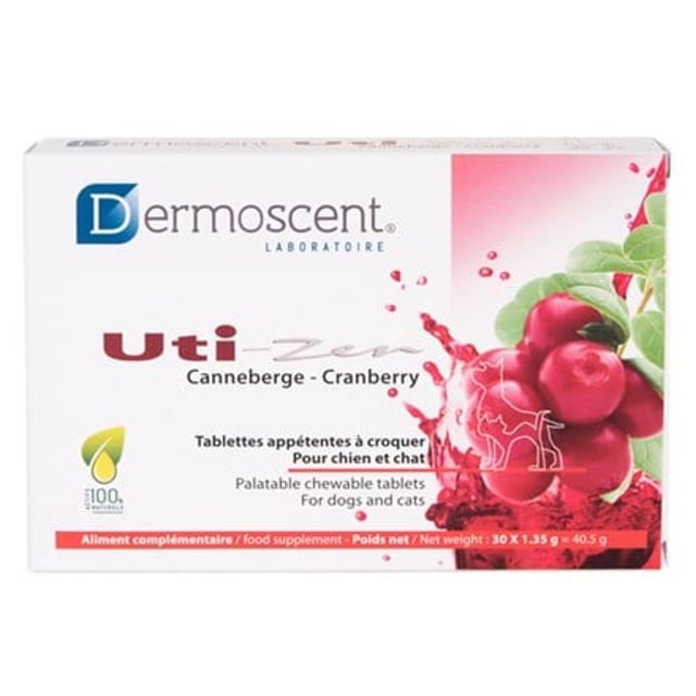 Dermoscent Uti-Zen® Kosttillskott 30 tabletter | Djur - Djurfoder & tillskott - Tillskott för urinvägar | Apoteka