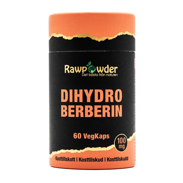 Rawpowder Dihydroberberin 100 mg 60 VegKaps | Vitaminer & kosttillskott - Kosttillskott för veganer & vegetarianer | Apoteka