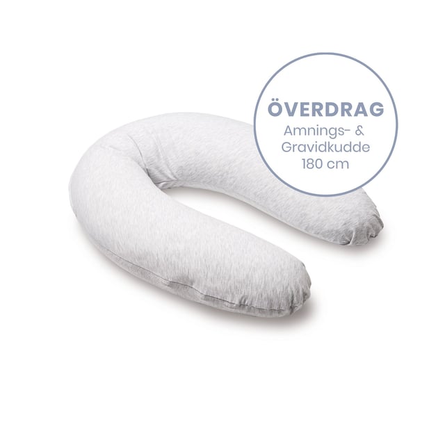 Doomoo Överdrag Amning & Gravidkudde Melerad Vit | Baby, barn & förälder - Amma - Amningskuddar,Baby, barn & förälder - Amma - Tillbehör för amning,Graviditet - Gravidkudde | Apoteka
