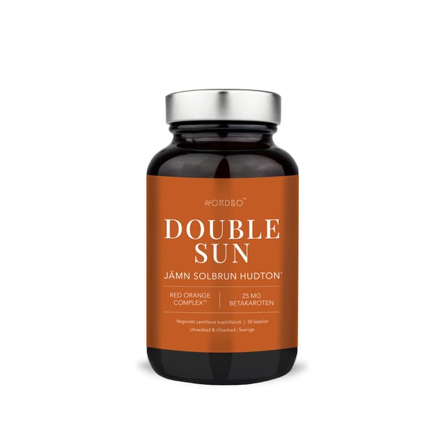 Nordbo Double Sun 50 kapslar | Vitaminer & kosttillskott - Vitaminer & mineraler - A-vitamin,Vitaminer & kosttillskott - Betakaroten,Vitaminer & kosttillskott - Hud, hår & naglar | Apoteka