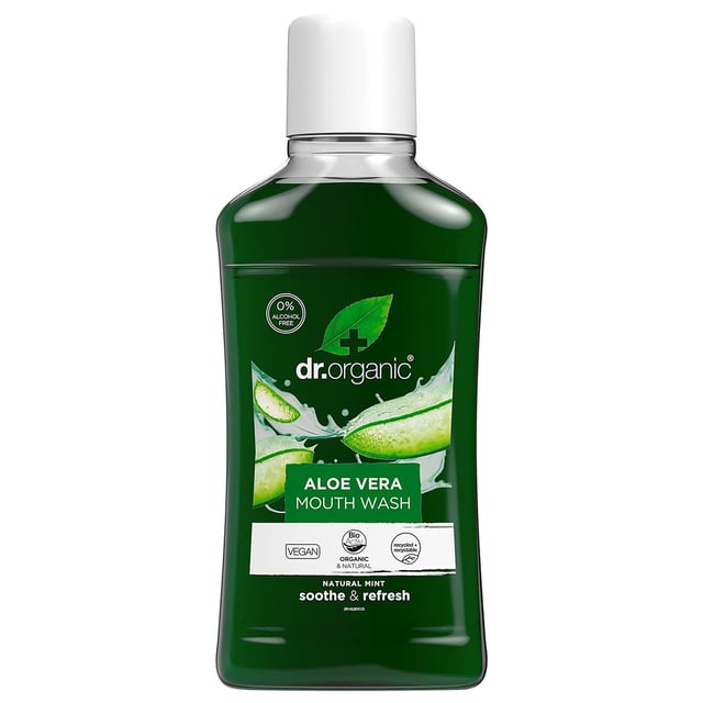 Dr Organic Aloe Vera Refreshing Mouthwash 500 ml | Munvård - Munskölj | Apoteka