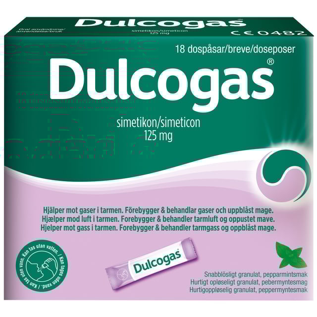 Dulcogas Mot gas i magen 18 st | Mage & tarm - Gaser i magen | Apoteka