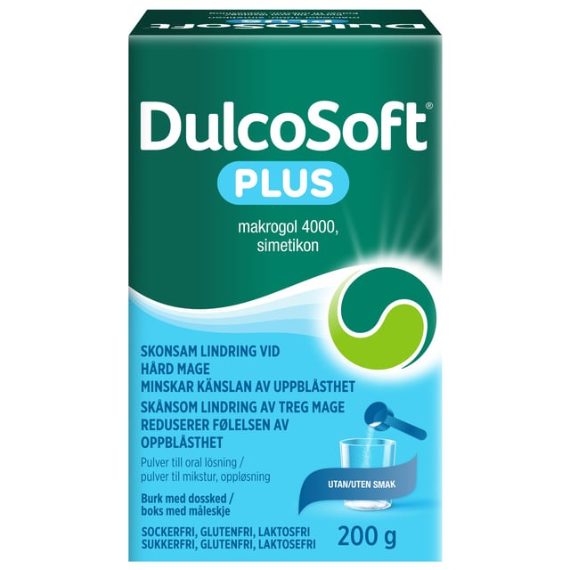 DulcoSoft Plus Makrogol 4000 & Simetikon 200g | Baby, barn & förälder - Lilla apoteket - Mage & tarm hos barn - Förstoppning hos barn,Mage & tarm - Förstoppning | Apoteka