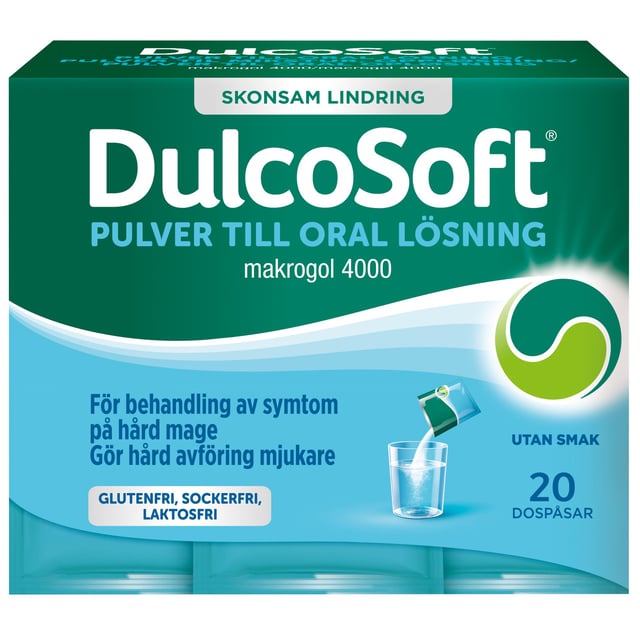 DulcoSoft pulver i dospåsar 20 st | Baby, barn & förälder - Lilla apoteket - Mage & tarm hos barn - Förstoppning hos barn,Mage & tarm - Förstoppning | Apoteka