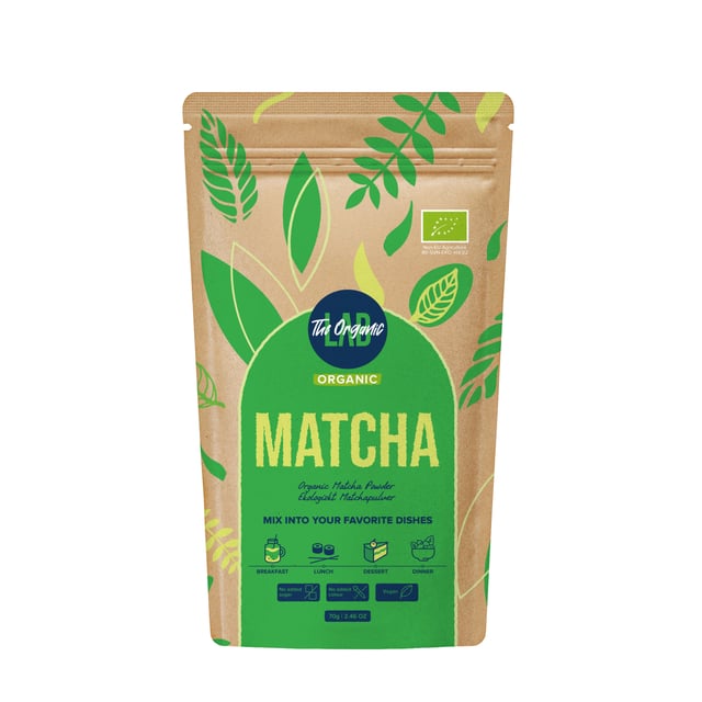 The Organic Labs Organic Matcha pulver 70g | Mat & dryck - Superfood - Matcha,Mat & dryck - Superfood - Smoothiepulver,Mat & dryck - Drycker - Te | Apoteka