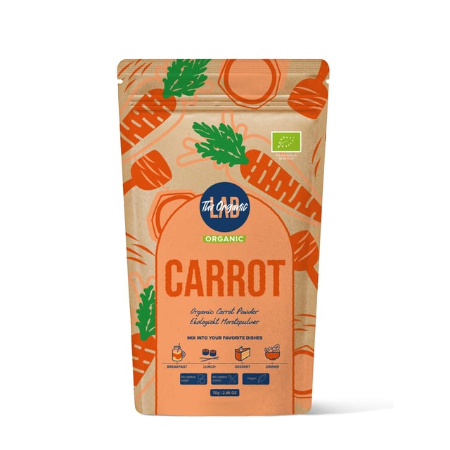The Organic Labs Morots pulver, 70g | Mat & dryck - Superfood - Smoothiepulver | Apoteka