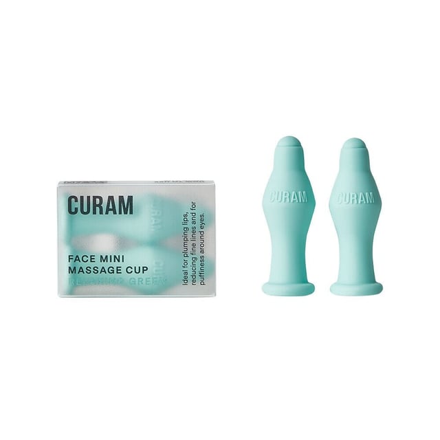 CURAM Face Mini Massage Cup Relaxing Green | Hudvård - Ansiktsvård - Tillbehör - Hudvårdsverktyg,Träning - Träningsvärk & muskelsmärtor - Massageverktyg | Apoteka