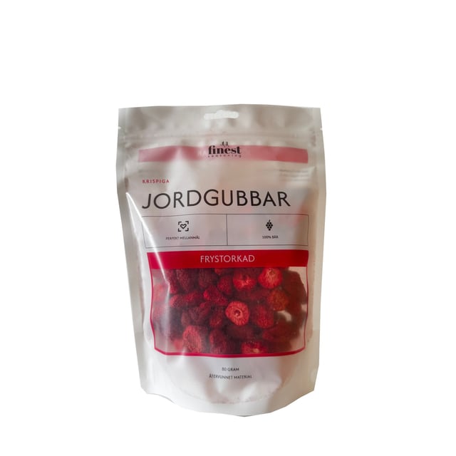 Finest Seasoning Frystorkade Jordgubbar 80 g