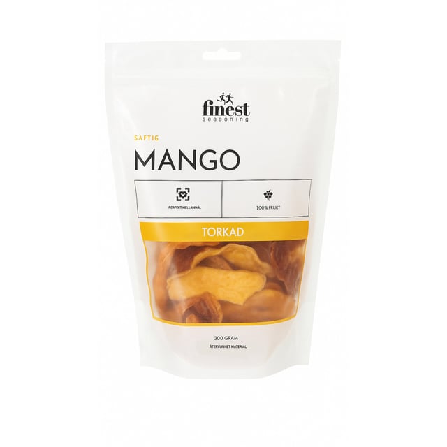 Finest Seasoning Torkad Mango 300 g | Mat & dryck - Skafferi - Torkad frukt, nötter & frön | Apoteka
