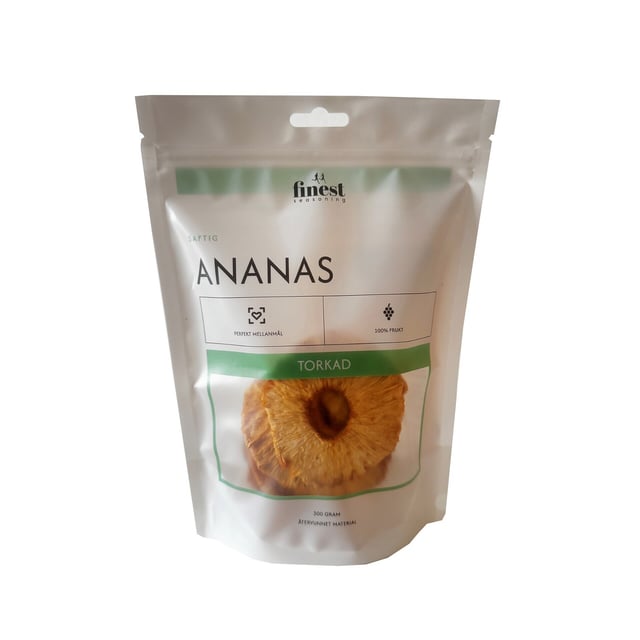 Finest Seasoning Torkad Ananas 300 g