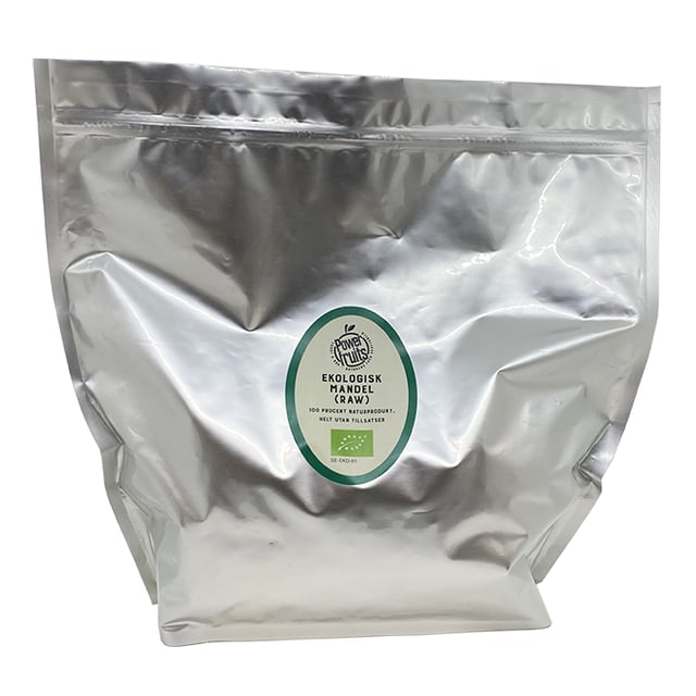 Powerfruits Mandel 2kg EKO RAW | Mat & dryck - Skafferi - Torkad frukt, nötter & frön | Apoteka