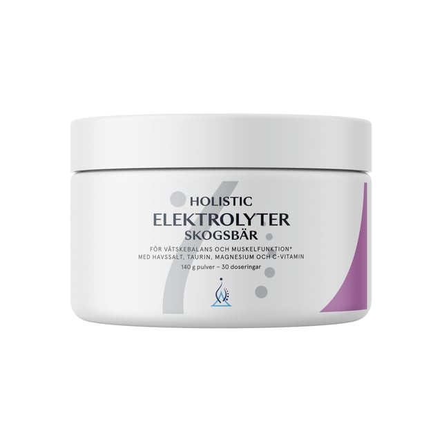 Holistic Elektrolyter Skogsbär 140 g | Vitaminer & kosttillskott - Elektrolyter | Apoteka