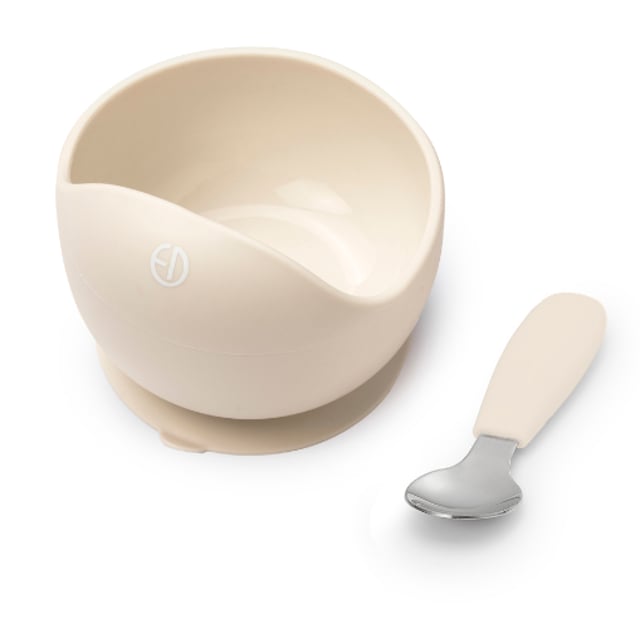 Elodie Silicone Bowl Set Vanilla White | Baby, barn & förälder - Mata - Barntallrikar & barnbestick | Apoteka