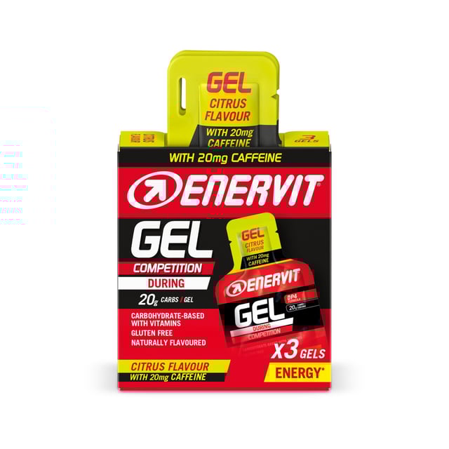 Enervit E.Sport Gel Competition Citrus 25ml 3-pack | Träning - Energigivande - Kolhydrater | Apoteka