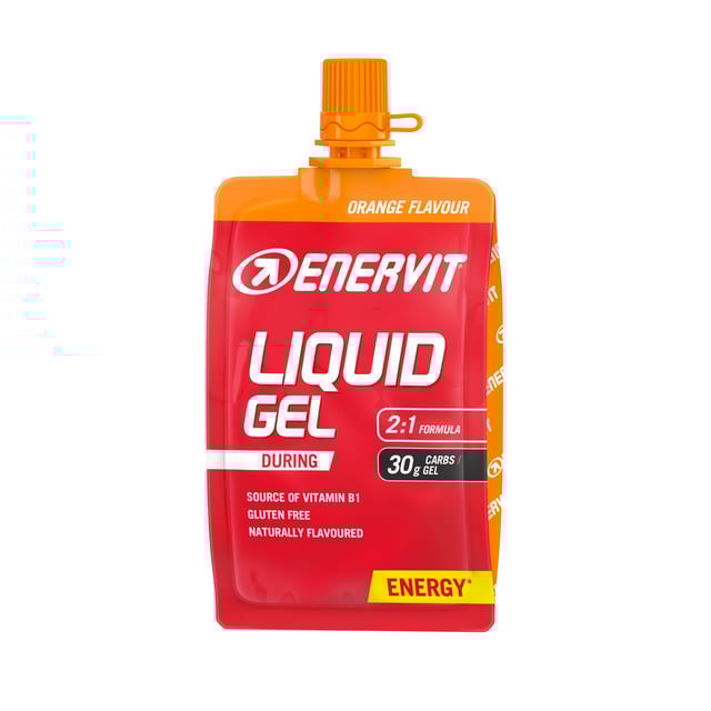 Enervit Sport Liquid Gel Apelsin 60 ml | Träning - Energigivande - Kolhydrater | Apoteka