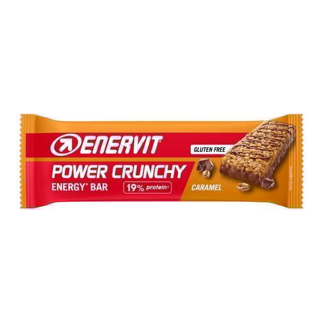 Enervit Power Chrunchy Caramel 40 g | Träning - Energigivande - Kolhydrater | Apoteka
