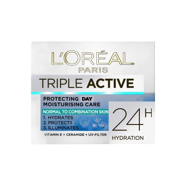 LOréal Triple-Active Protecting Daycream 24h Normal-Combination skin | Hudvård - Ansiktsvård - Ansiktskräm - Dagkräm | Apoteka
