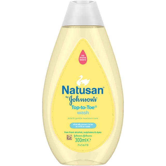 Natusan Top-to-Toe Wash 300 ml | Hudvård - Kroppsvård - Bad & dusch - Duschkräm & duschtvål,Baby, barn & förälder - Hudvård för barn - Duschtvål & duschkräm för barn,Baby, barn & förälder - Hårvård för barn - Schampo & balsam för barn | Apoteka