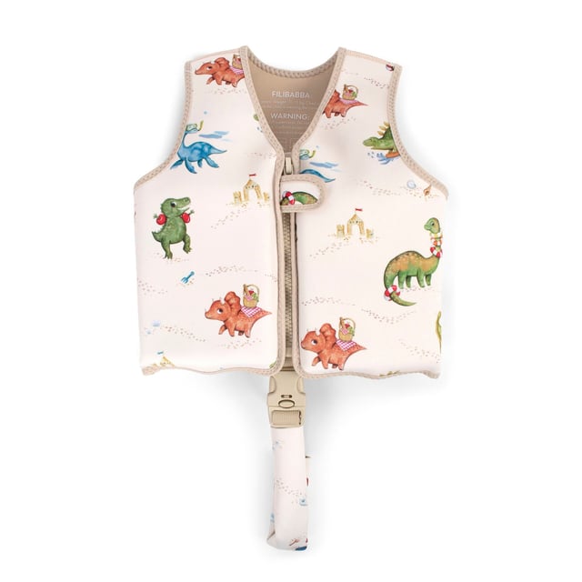 Filibabba Simväst 3–4 år Dino Beach | Baby, barn & förälder - Bada & simma - Simredskap,Baby, barn & förälder - Bada & simma - Badkläder för barn | Apoteka